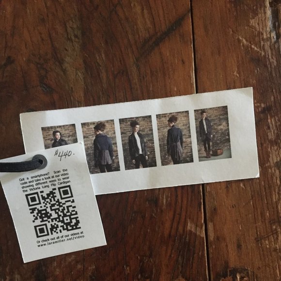 Victorian Long Flip Variegated Cardigan - Picture 7 of 7